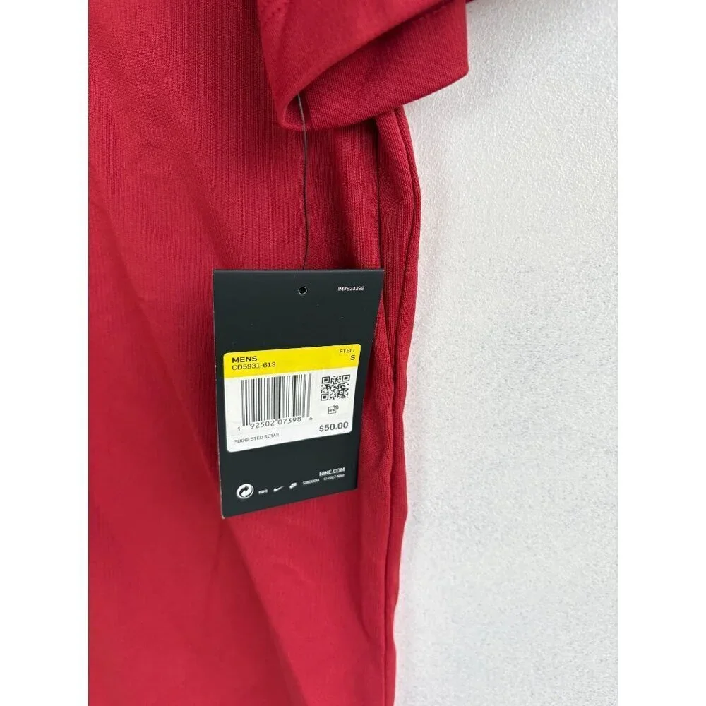 Nike Dri-Fit Iowa State Cyclones Polo Shirt Mens Red Size S